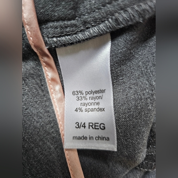 Maurices Women's gray work slacks, size 3/4R. - Picture 10 of 11